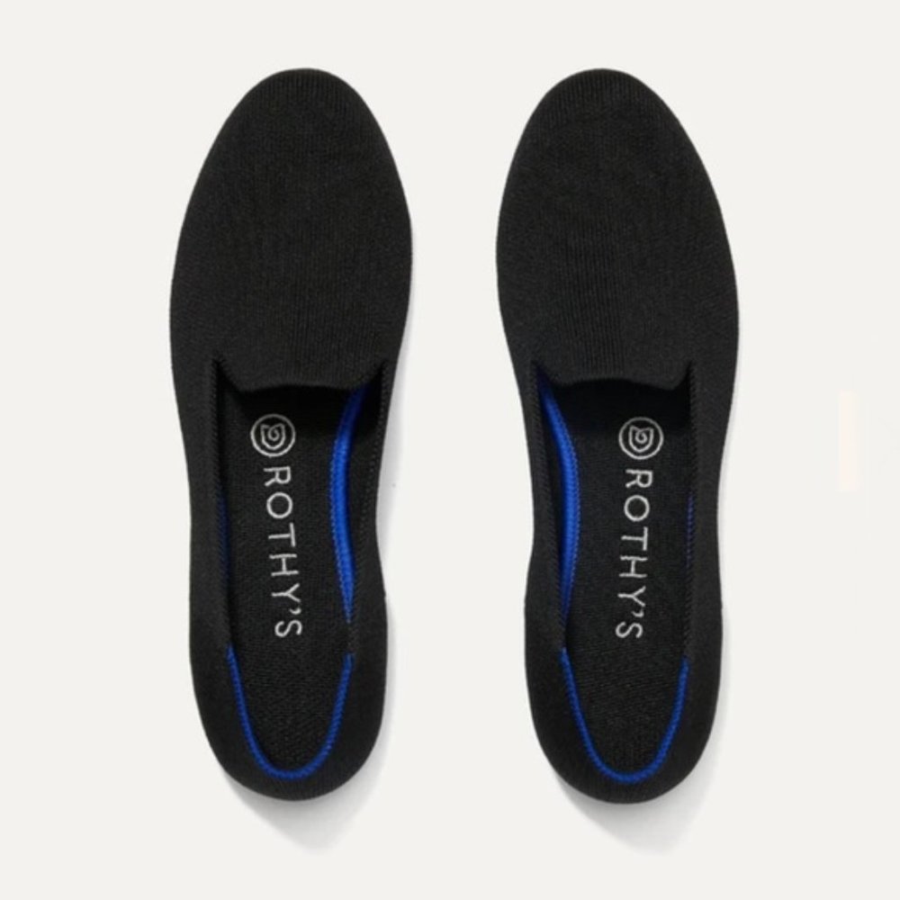 Rothy’s The Loafer in Black Solid Flats Slip On